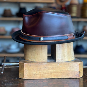 Rocky Leather Fedora
