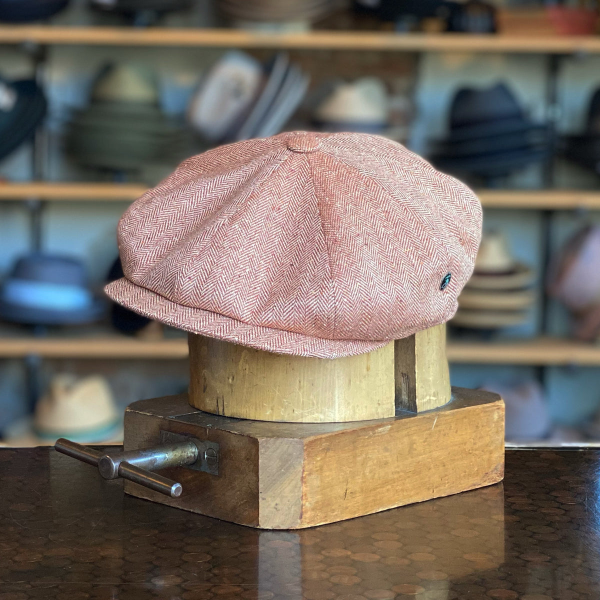 Silk Herringbone Traditional Newsboy Cap Lightweight Cap for Summer