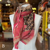 Silk Leopard Sari Fragment