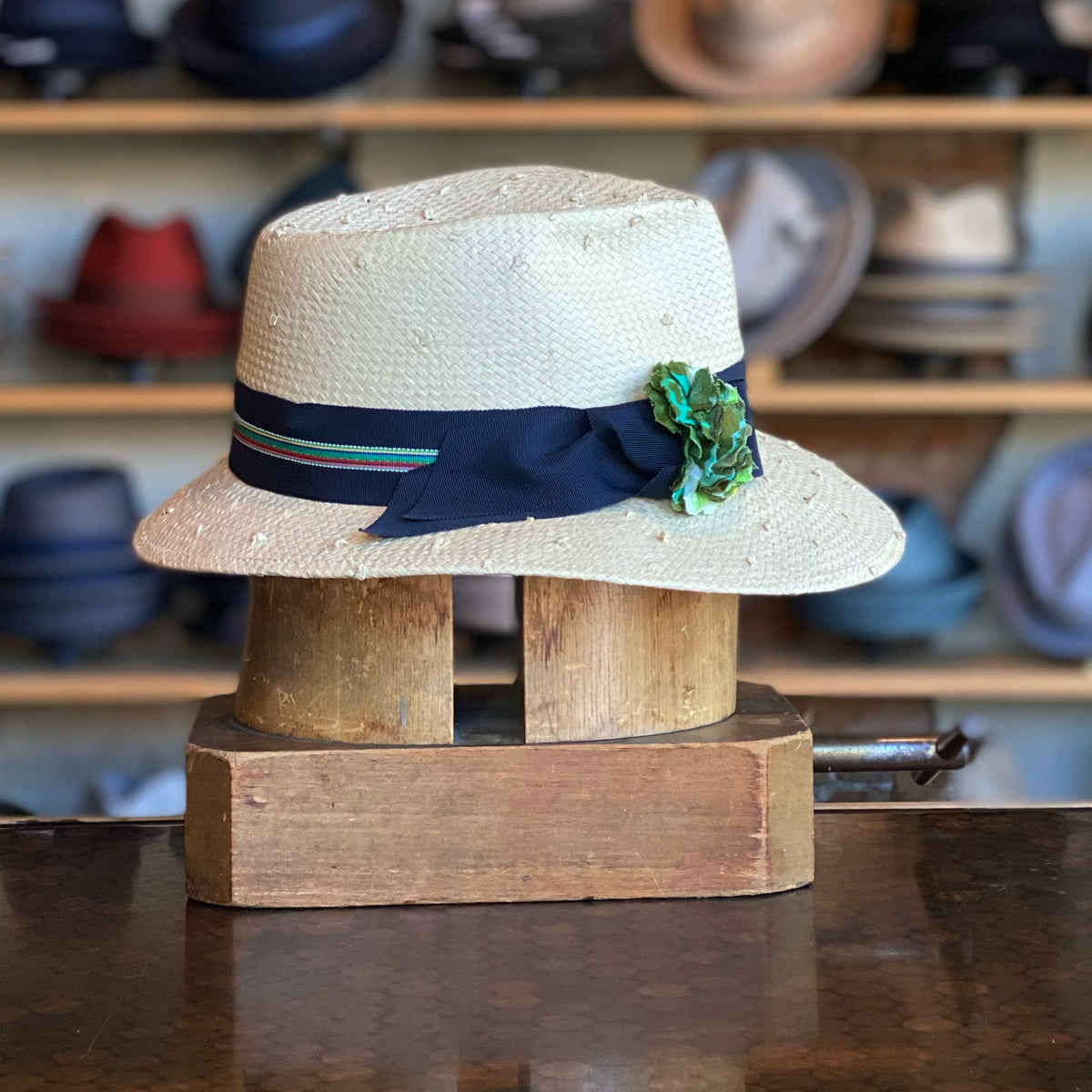?Fedora Hats multi-color? Jaybird Panama Fedora - White Straw Hat for Summer with  main image 4
