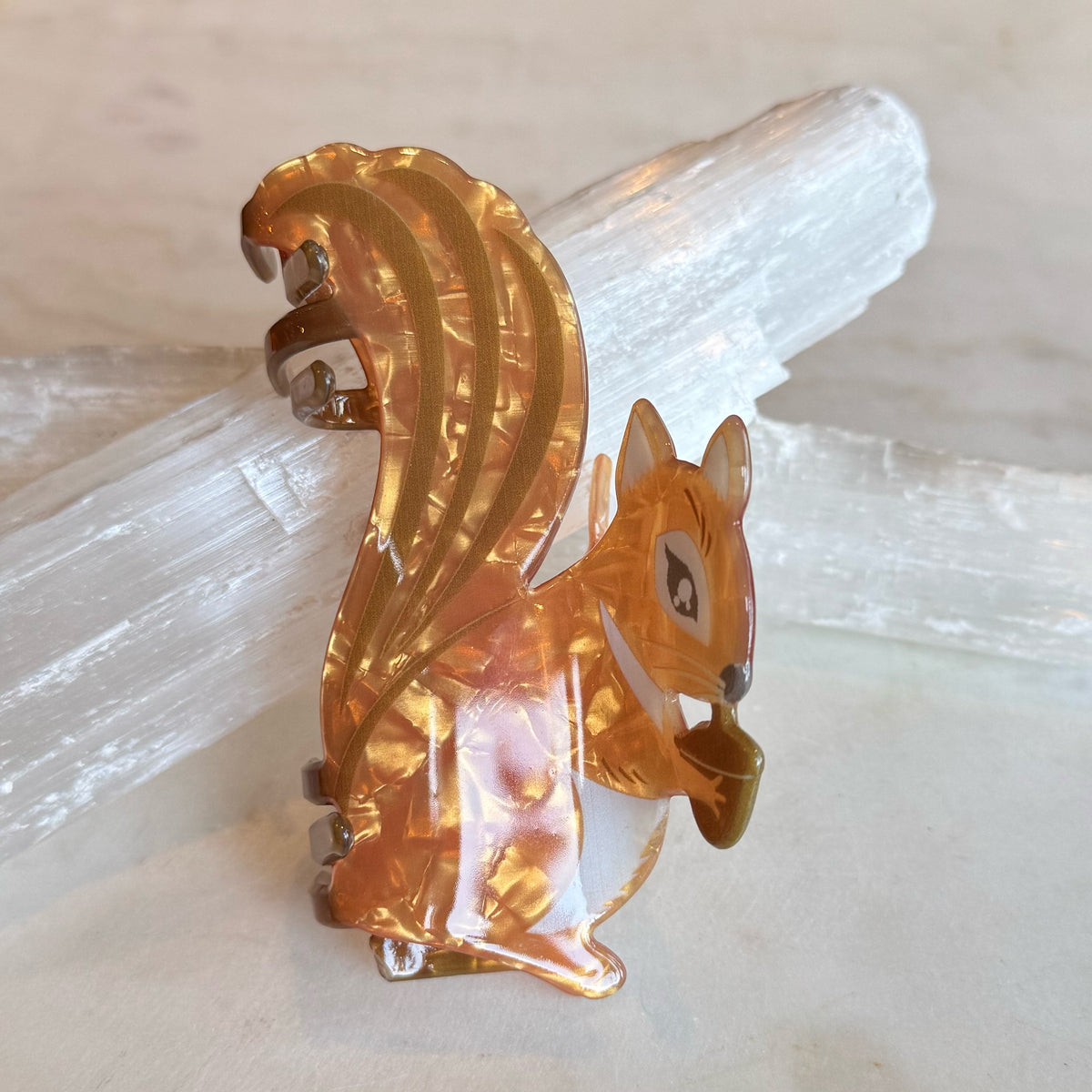 Squirrel Hair Clip