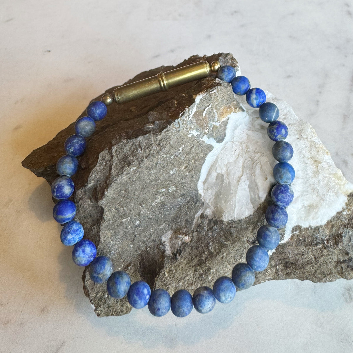 Lapis Beaded Bracelet