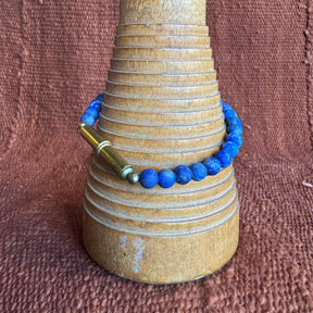 Lapis Beaded Bracelet