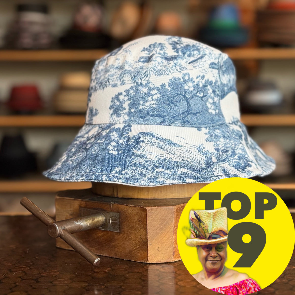 Toile Bucket Hat