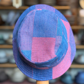 Tricolor Cotton Bucket Hat