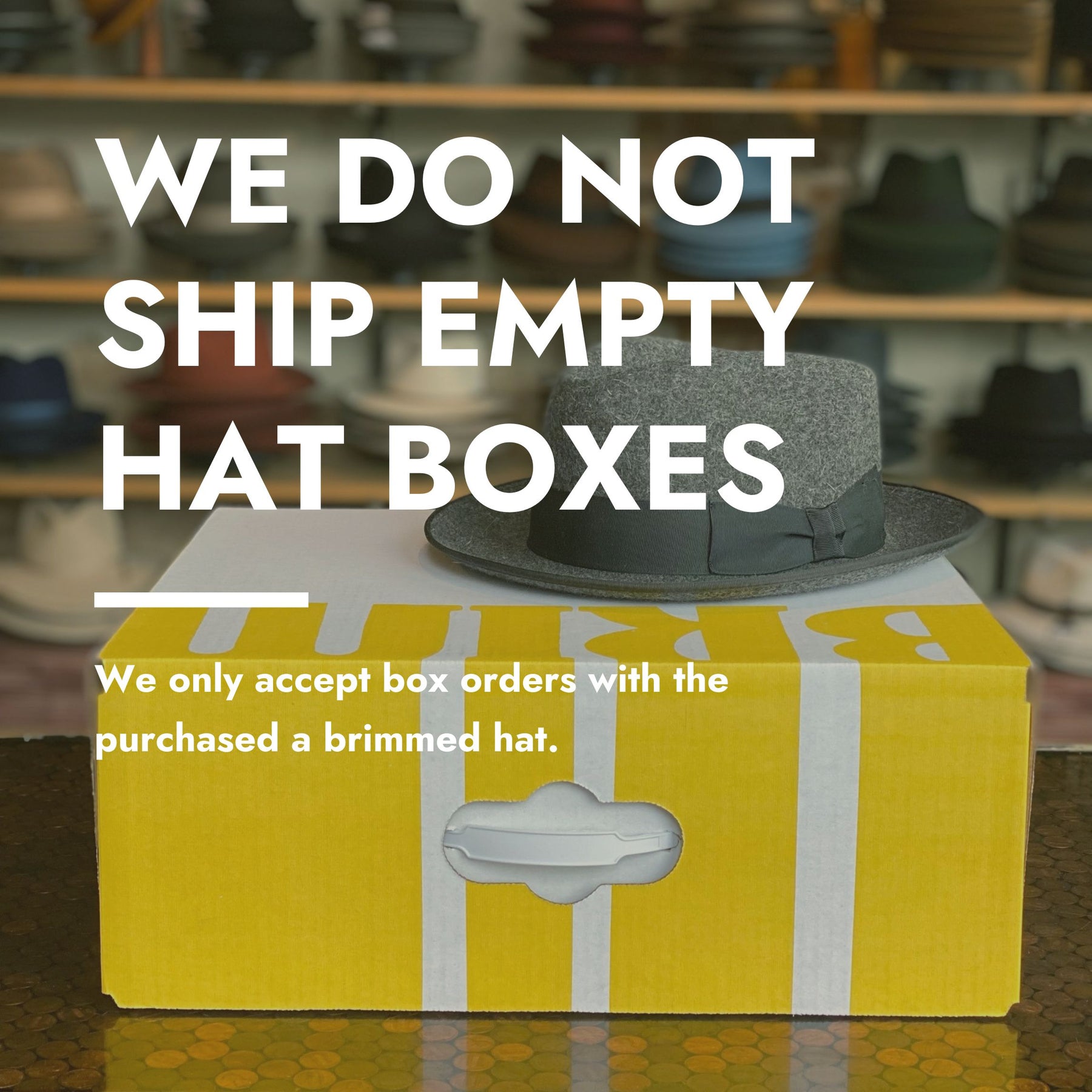 Hat Box w/ Handle