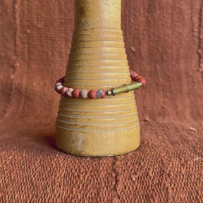 Red Jasper Beaded Bracelet