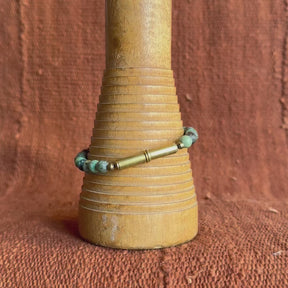 African Turquoise Beaded Bracelet