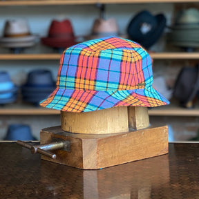 Vibrant Check Bucket Hat