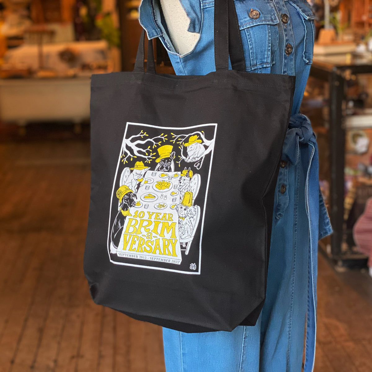 10 Year Brim-a-versary Tote Bag