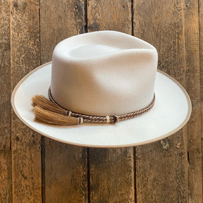 2 Strand Horsehair Hat Band with Side Tassels