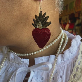 Sacred Heart Earring