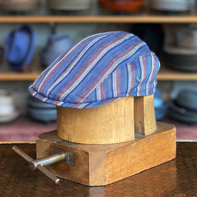 Vintage Stripe Flat Cap