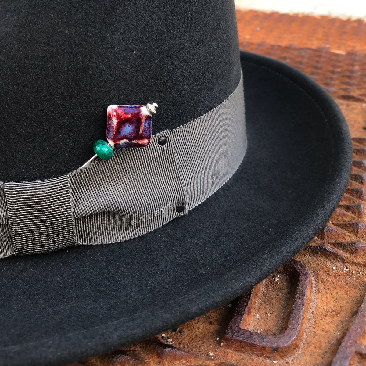 Red Diamond Hat Pin