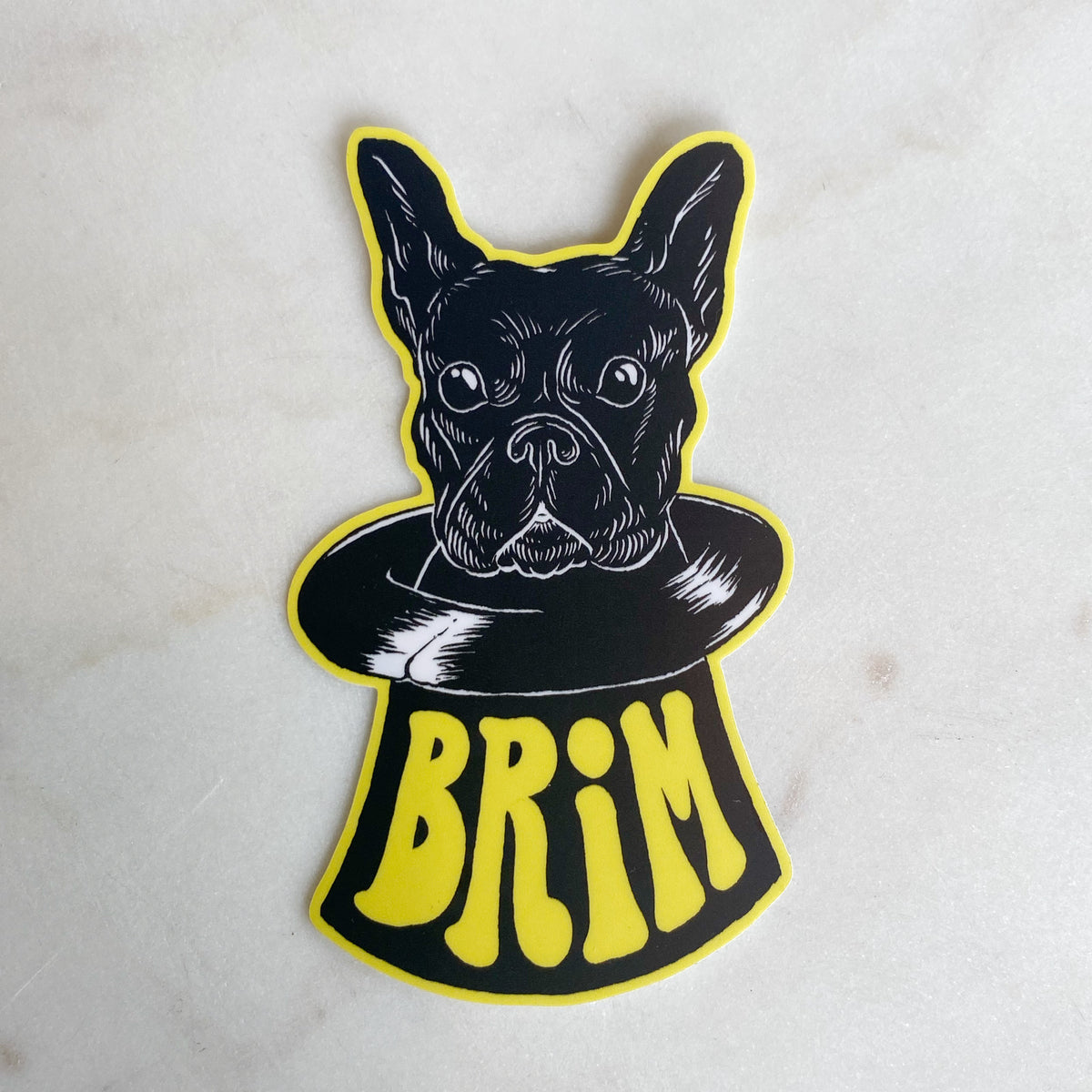 Brim-a-versary Sticker