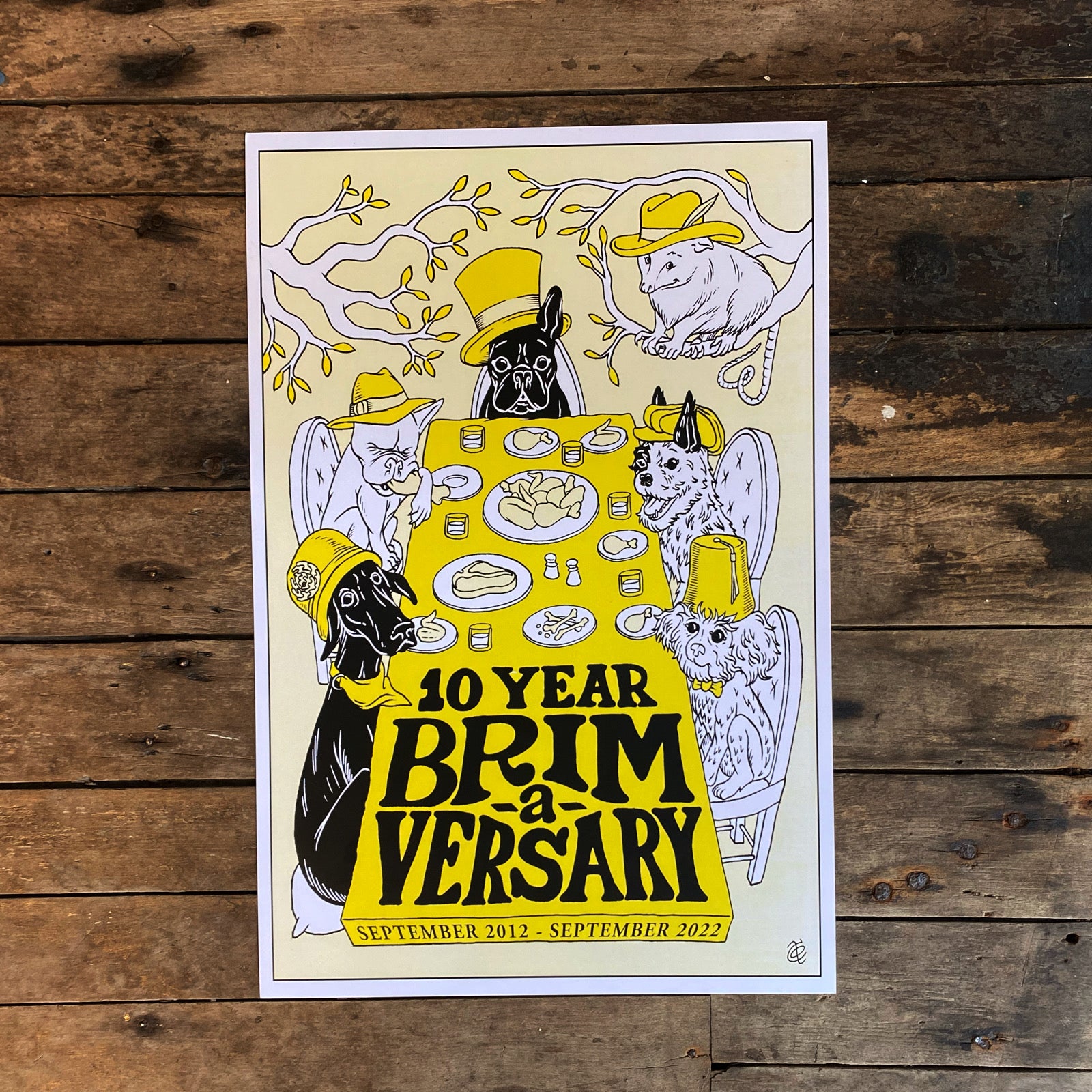 10 Year Brim-a-versary Poster