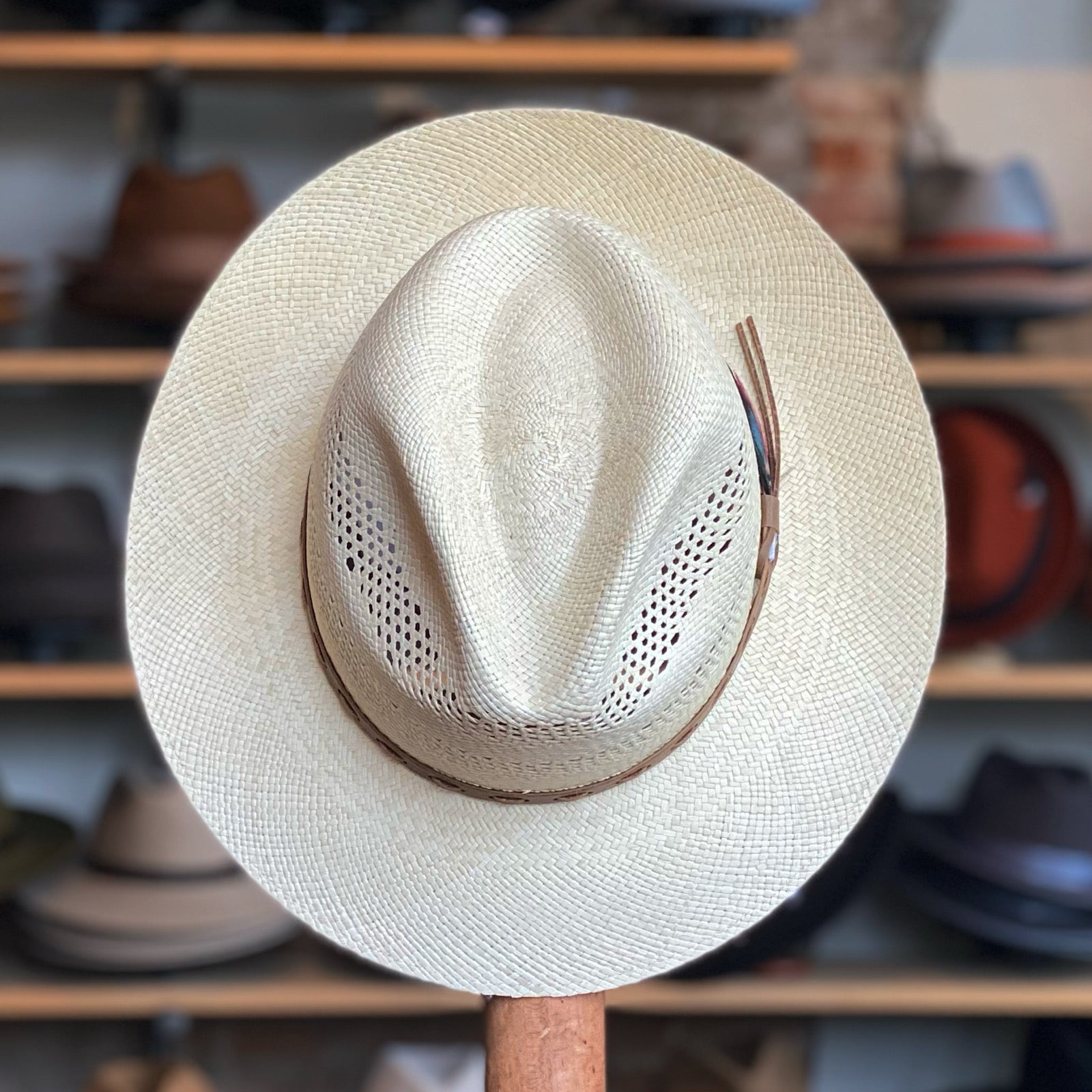 Helix Flat Brim Western Hat