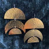 Brass Sunset Earring