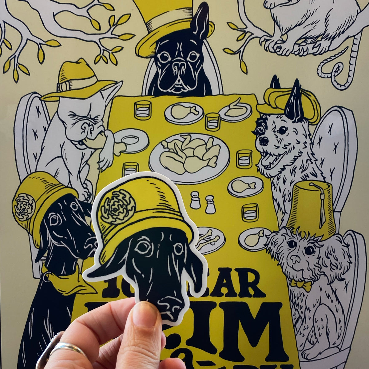 10 Year Brim-a-versary Stickers