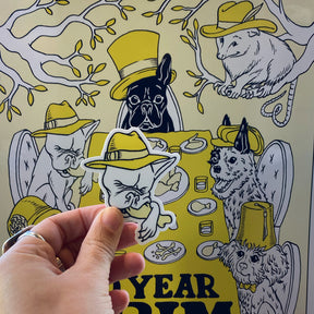 10 Year Brim-a-versary Stickers