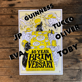 10 Year Brim-a-versary Stickers