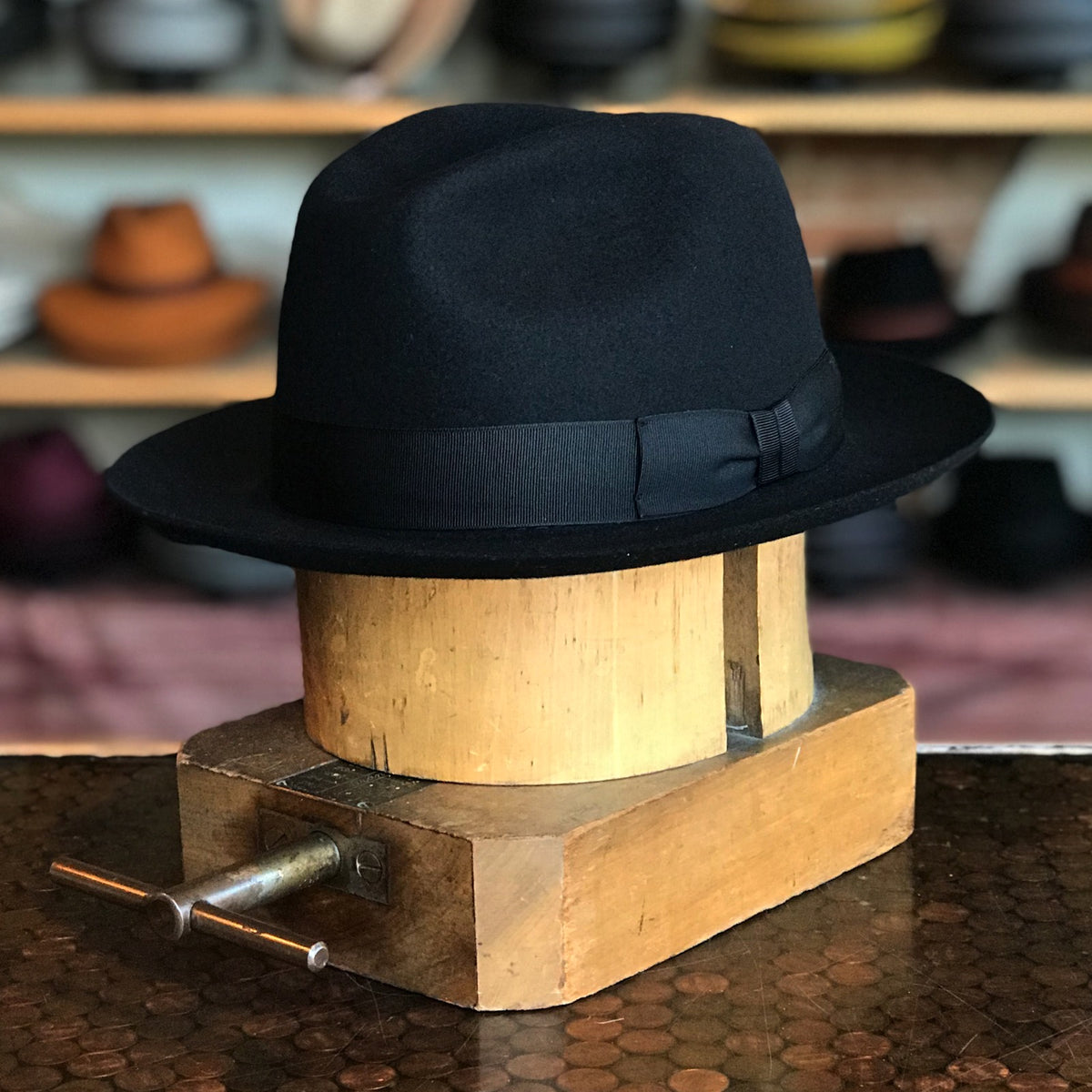 Garbo Fur Felt Fedora Classic Trilby Hat for Men and Women