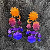 Gilded Sunset Earring