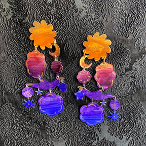Gilded Sunset Earring