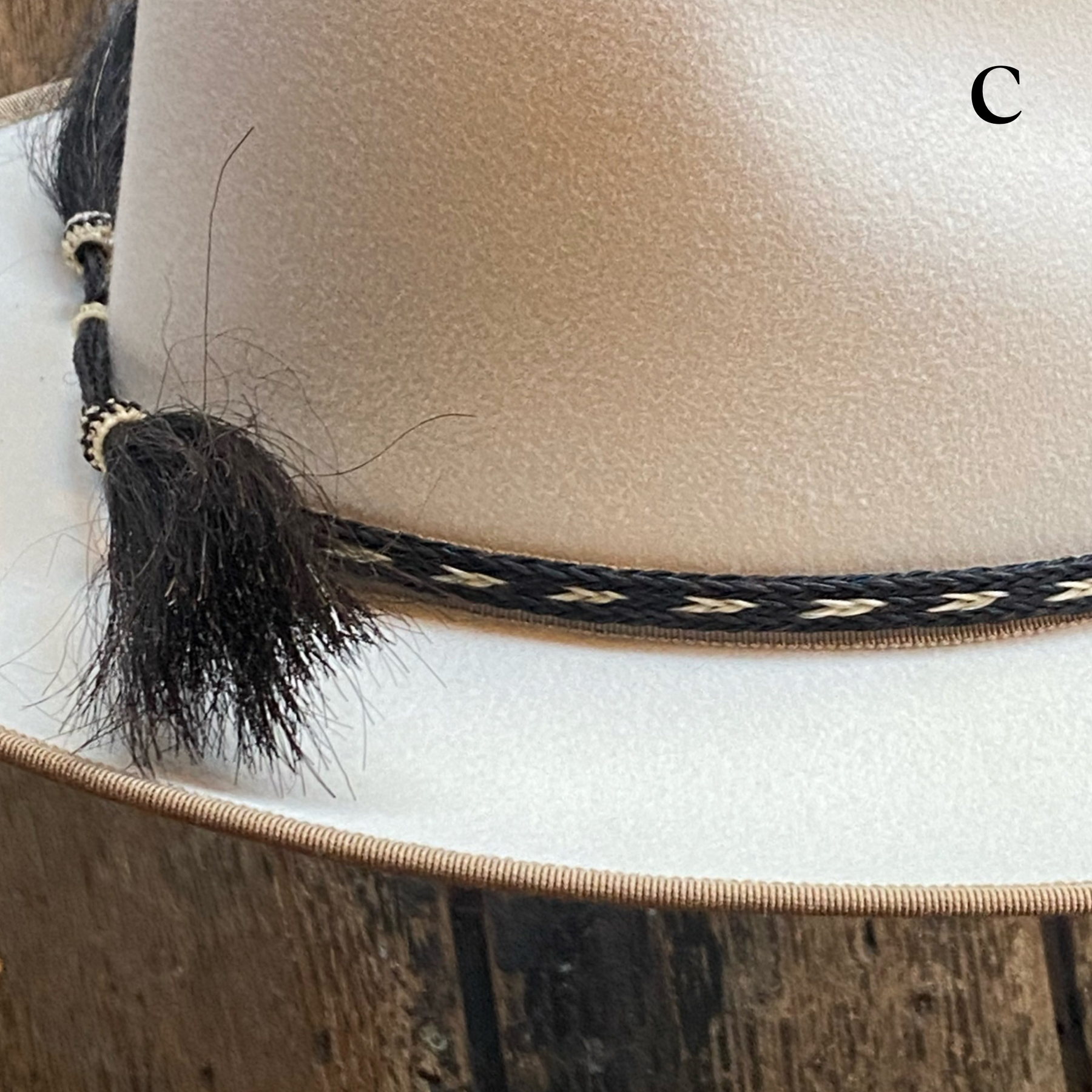 3 Strand Horsehair Hat Band