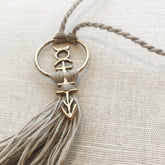 La Luna Linen Necklace