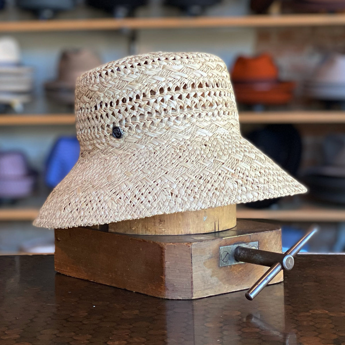 Sweet Creature Raffia Bucket Hat
