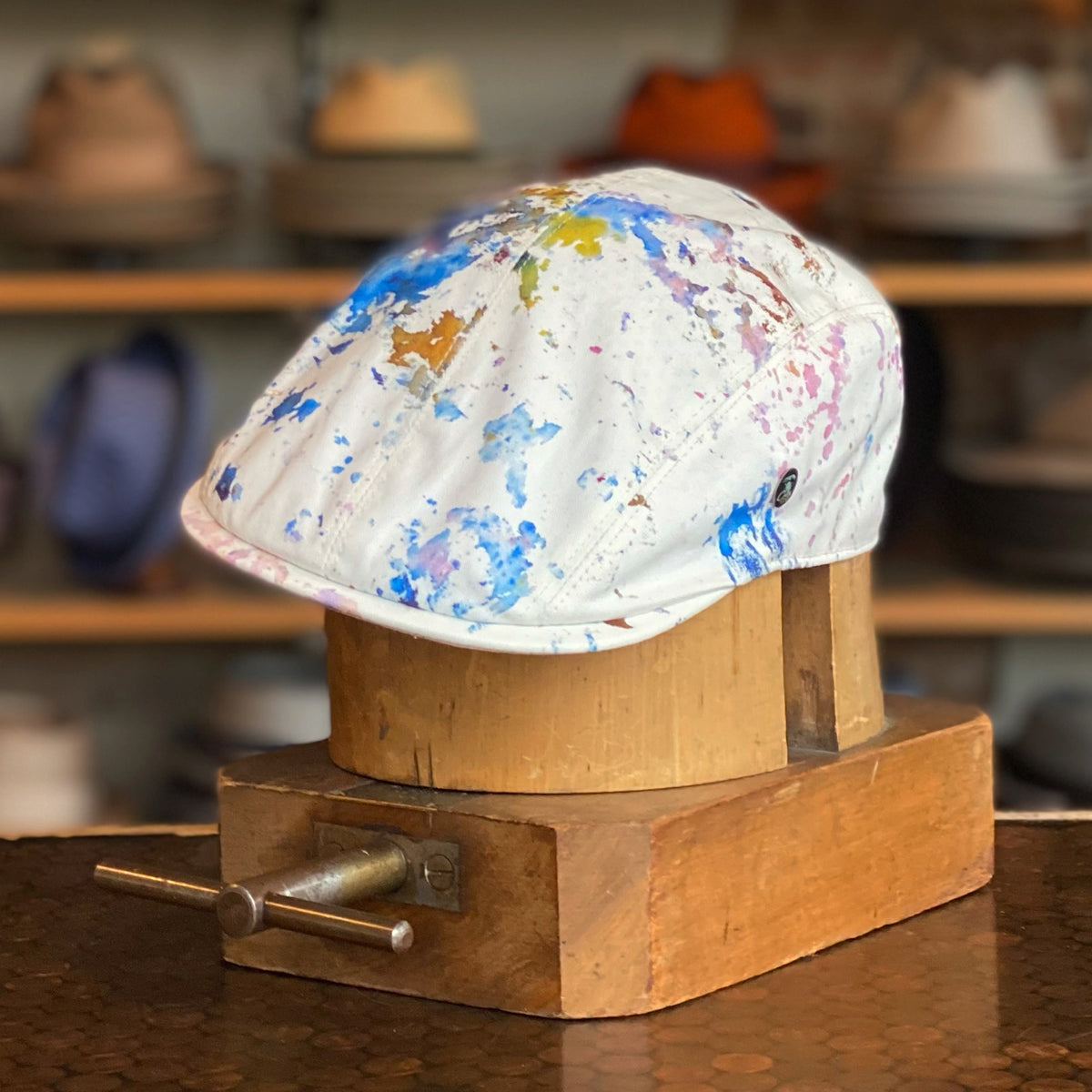 Watercolor 2-Panel Ivy Cap